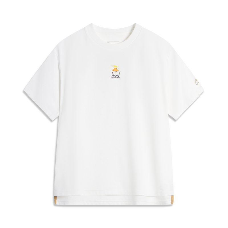 李宁2024女童夏季舒适时尚休闲百搭运动T恤YHSU100-B品