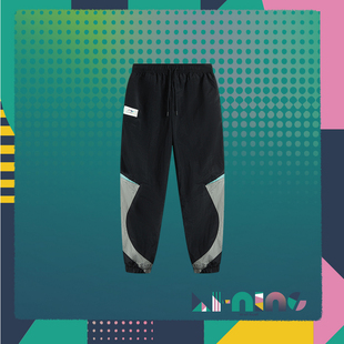 李宁男款“以我为名”2024征荣配色束脚宽松运动长裤AYKU945-B品