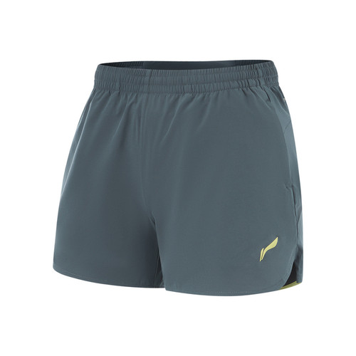 李宁短裤女子秋款专业跑步系列反光速干凉爽运动短裤 AKSU046