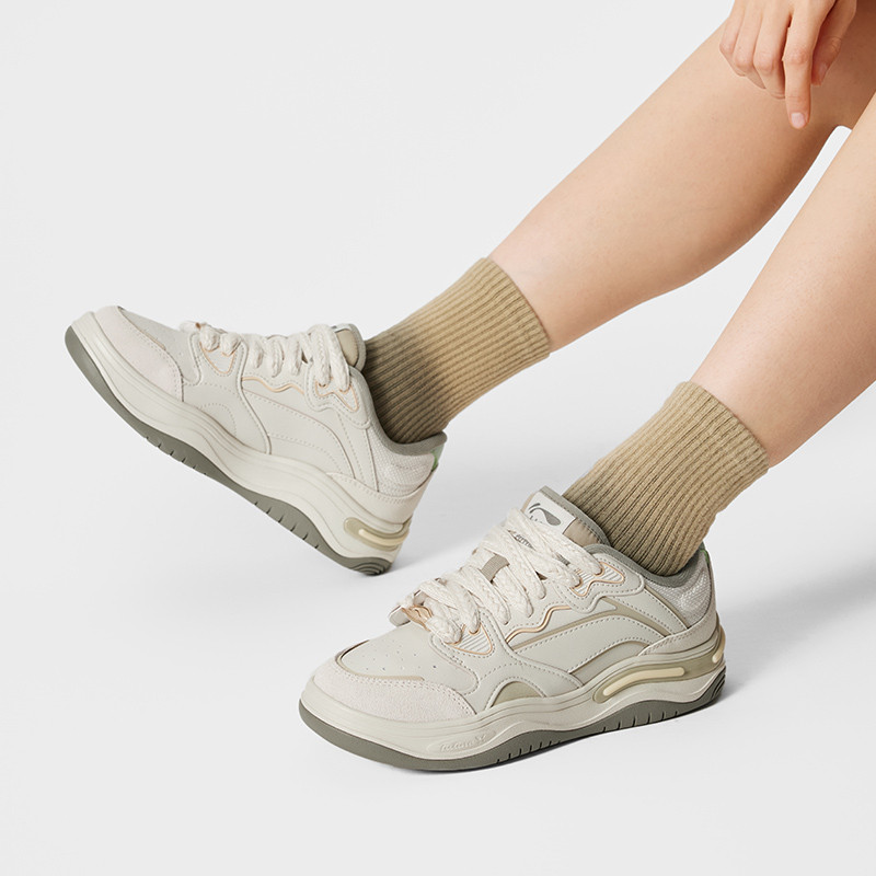 李宁女子运动生活系列面包鞋板鞋厚底增高潮流舒适AGCV008 -B品,运动鞋new,运动休闲鞋,淘宝优惠券,粉丝福利购,淘宝优惠卷