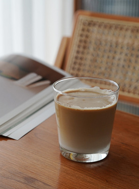 泰国Ocean 网红餐厅透明玻璃杯简约威士忌酒杯子冷饮拿铁脏咖啡杯