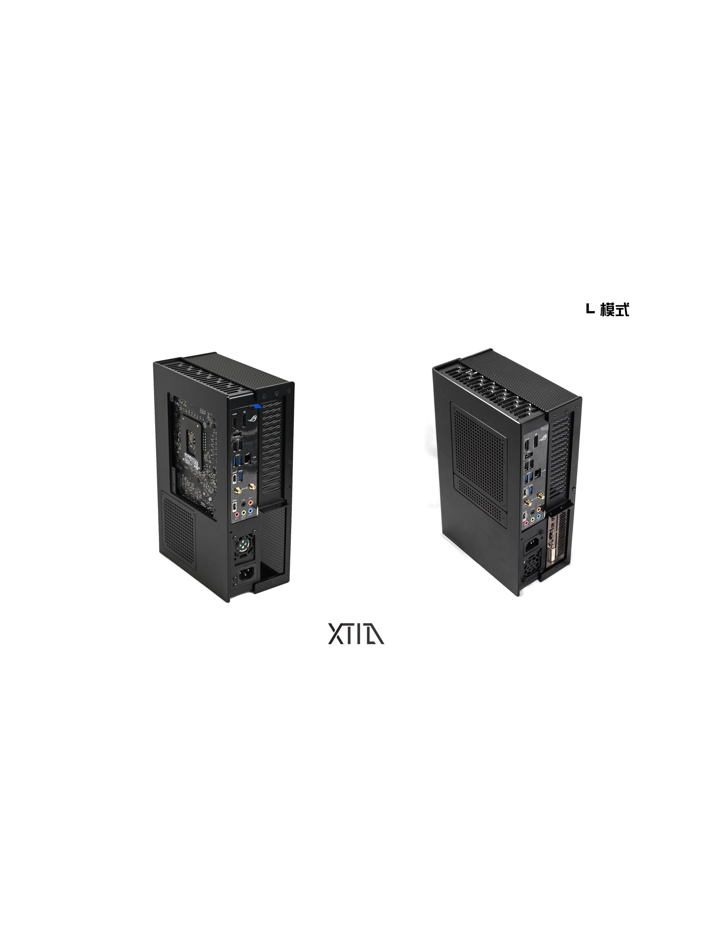 [XSLIM-MINI]XTIA XSLIM V2 확장 가능 ITX 섀시 휴대용 A4 미니 데스크탑 섀시