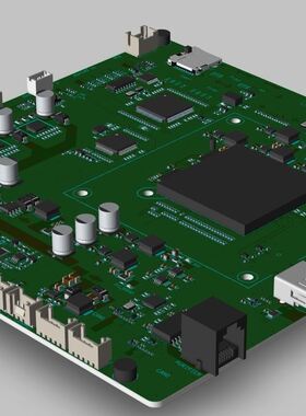 直流电机驱动板无刷FOC控制器小车底盘嵌入式方案软件硬件定制