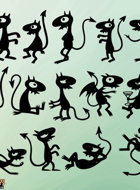 网飞Netflix动画 幻灭 小恶魔Luci 车电脑电动车行李箱 防水贴纸