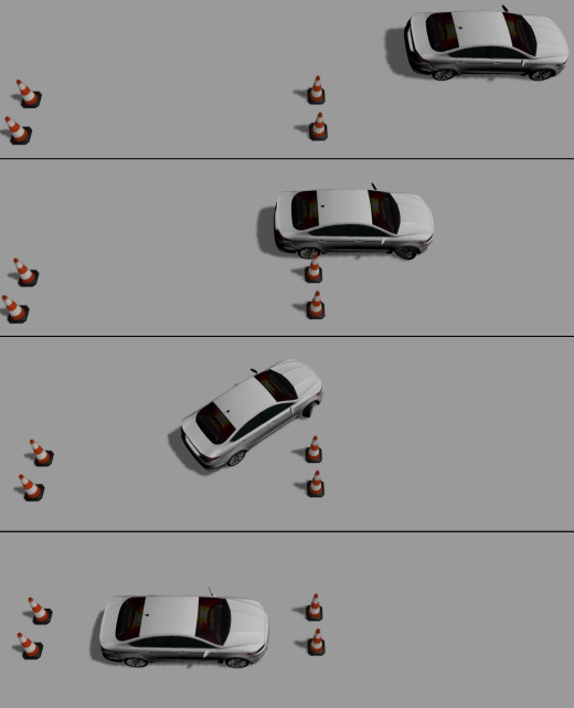 X00231-Gazebo仿真环境的自动平行泊车完整C++代码可运行