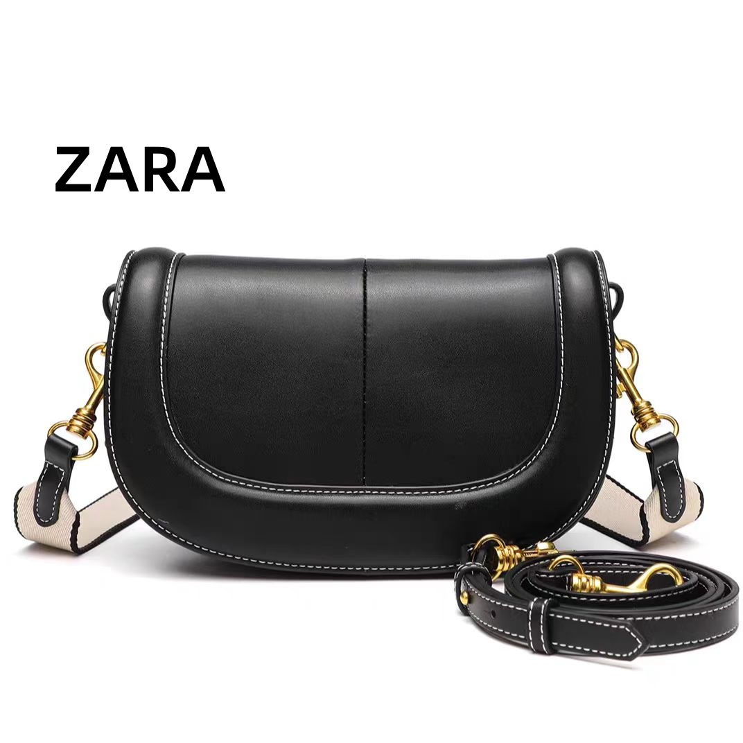 ZARAHOME女包新款马鞍包斜挎包