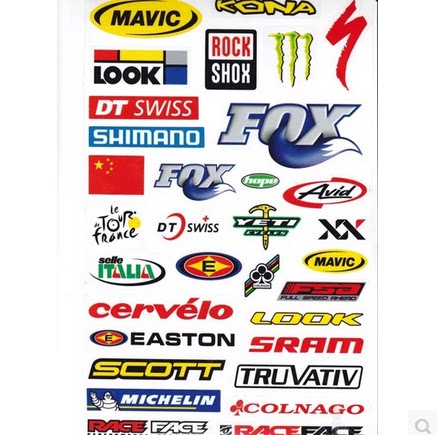 Autocollant pour vélo RUSUOO - Ref 2275982 Image 3