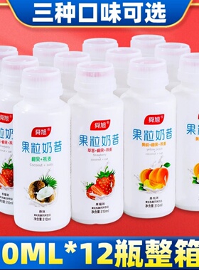 舜旭果粒奶昔310ml2瓶营养健康水果酸奶饮料休闲办公解渴辅食饮品