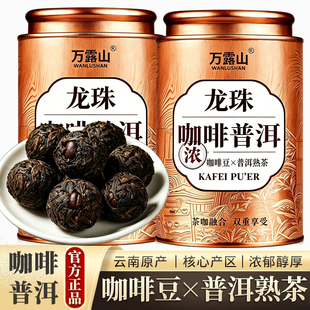 2026新茶叶咖啡普洱龙珠正品云南古树普洱茶咖啡豆醇香耐泡罐装