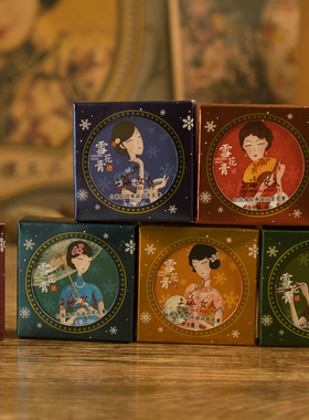 40g上海女人红玫瑰白鸢尾茉莉紫罗兰晚香玉郁金香雪花膏