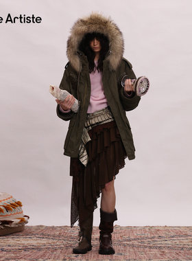 【现货】SHELLE ARTISTE26春季新款流浪艺术小众设计宽松钩花夹克