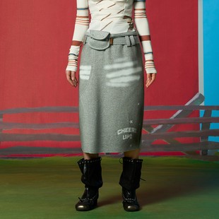 新款 UPi2026春季 CHEERi 两件套腰包卫裙半裙 现货