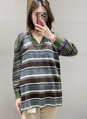 【现货】FIZZFLY | 25冬季设计师品牌新款条纹中长款背心