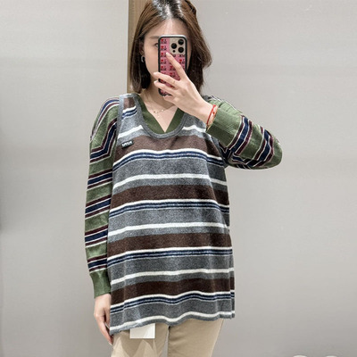 【现货】FIZZFLY | 25冬季设计师品牌新款条纹中长款背心