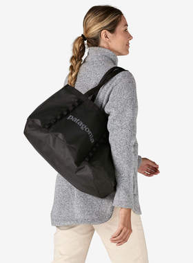 正品26巴塔哥尼亚Patagonia Black Hole Tote黑洞手提包25L 49032