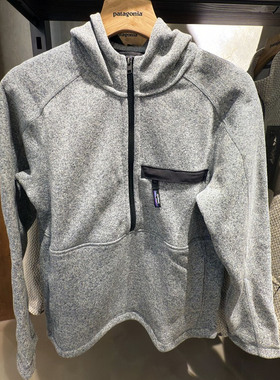 25巴塔哥尼亚Patagonia Better Sweater1/2-Zip连帽半拉链卫衣 男