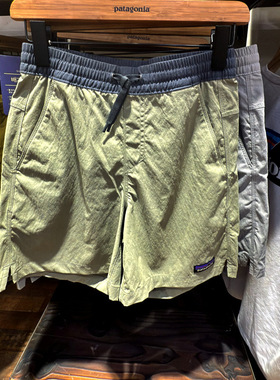 国现25巴塔哥尼亚Patagonia Baggies男士速干短裤6寸沙滩户外透气