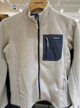 25年巴塔哥尼亚Patagonia R1 Air Jkt 立领全拉链抓绒外套 保暖女