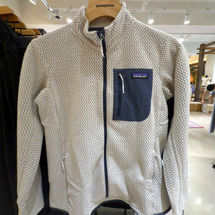25年巴塔哥尼亚Patagonia R1 Air Jkt 立领全拉链抓绒外套 保暖女