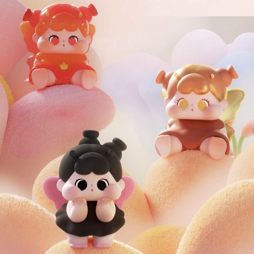 QOQO花福黛系列萌粒潮玩盲盒可爱公仔摆件玩具女生礼物生日礼物