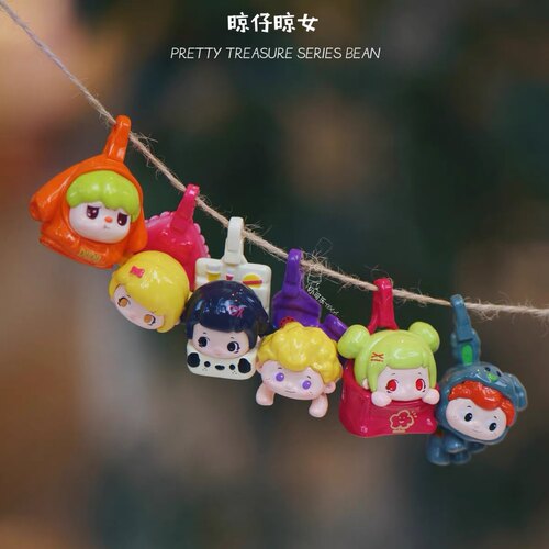 正版现货晾仔晾女系列萌粒全明星MINI盲盒pidol又梨better toys