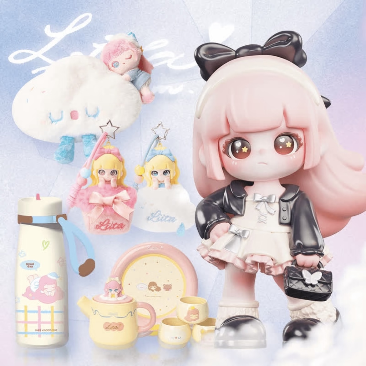 Liia柔软的梦系列 抽抽乐周边玩偶杯子挂件手机链生日礼物