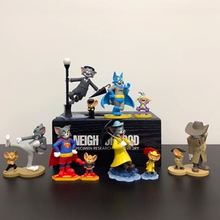 猫和老鼠华纳100周年系列盲盒潮玩雨中曲摆件手办玩具生日礼物