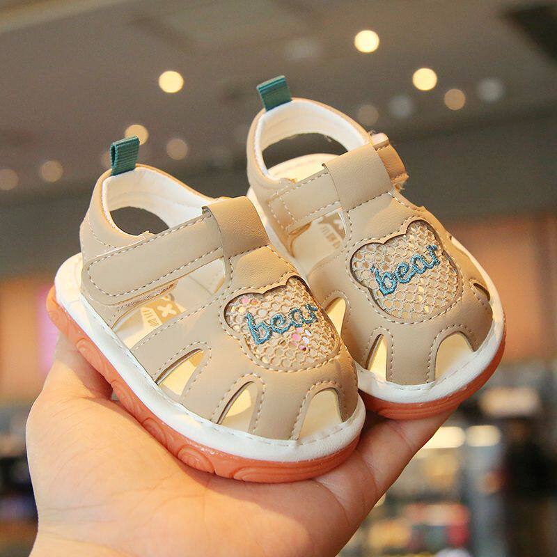 夏季软底男宝宝凉鞋婴儿学步鞋女童鞋防滑可爱魔术贴包头凉鞋卡通,童鞋/婴儿鞋/亲子鞋,学步鞋,淘宝优惠券,粉丝福利购,淘宝优惠卷