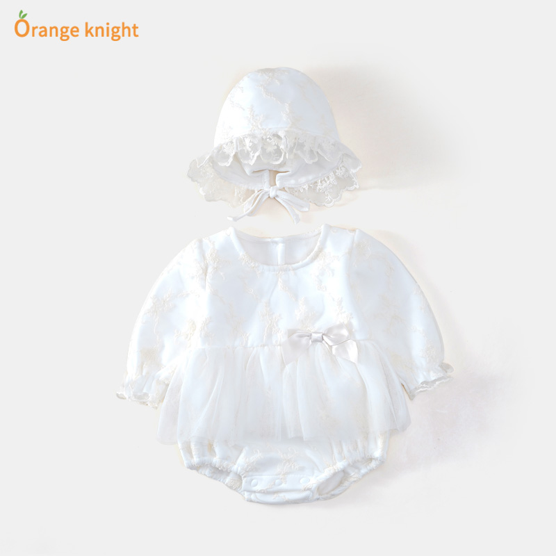 公主裙冬季保暖蕾丝周岁满月服