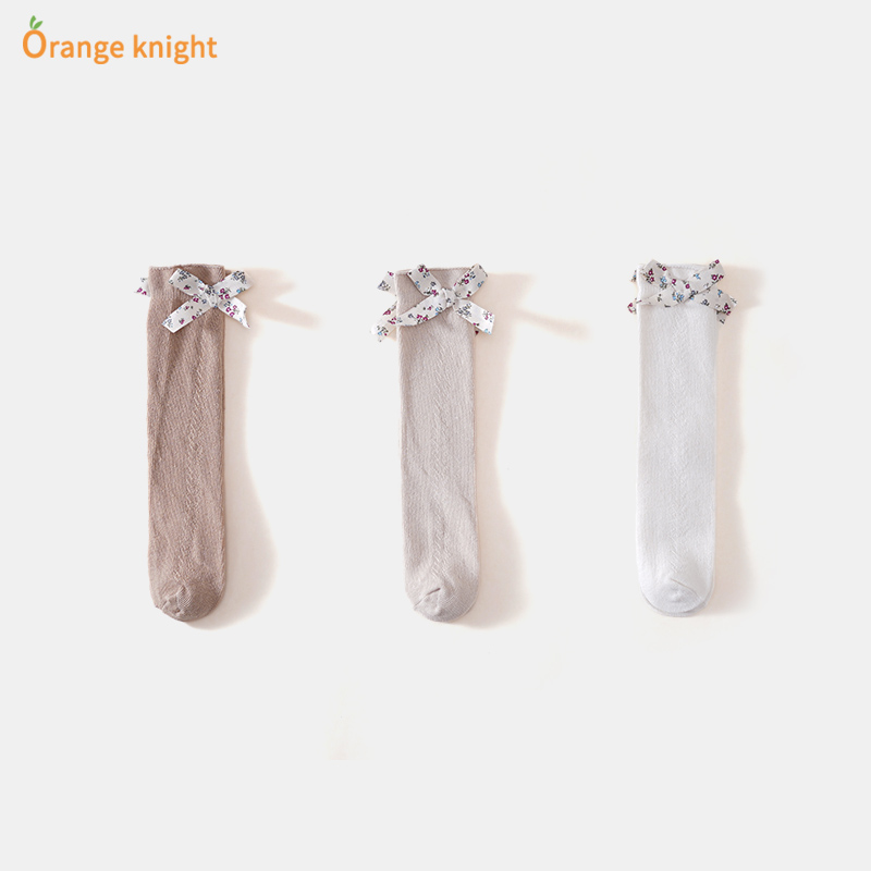 婴儿新生公主女宝宝袜田园风袜子