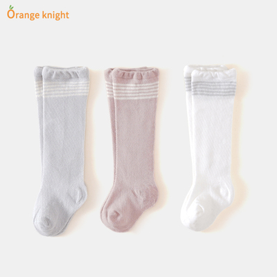 婴儿初生小女孩夏季学院风中筒袜