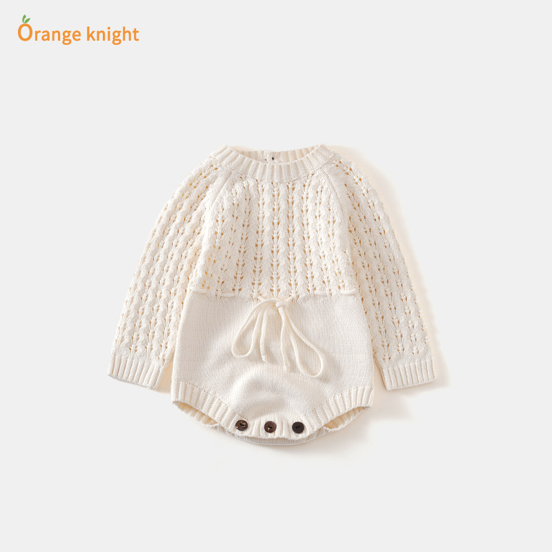 2021春季新款婴儿韩版包屁连体衣