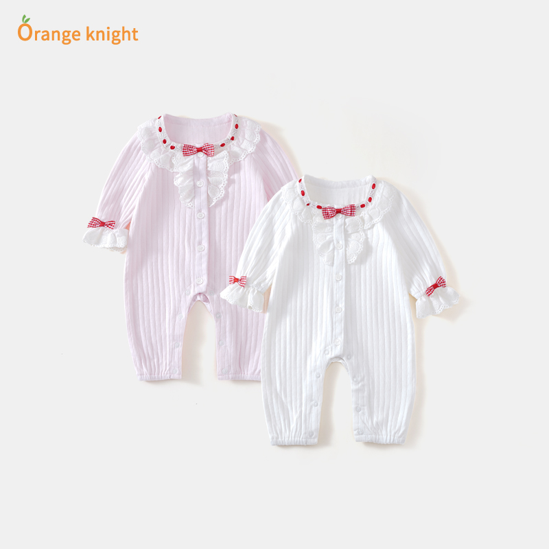 婴儿百天衣服春秋韩版韩国公主服