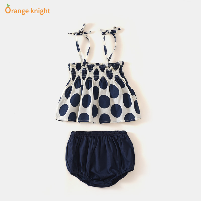 婴儿韩国吊带夏装凉爽抹胸裙子