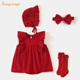 百天宝宝夏装 新生婴儿服装 满月衣服女拍照公主裙一周岁礼服裙子夏