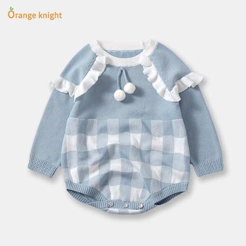 可爱三角ins超火公主针织衣服