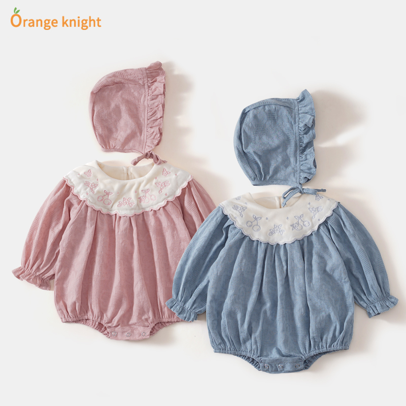 婴儿三角包屁衣哈衣爬服秋季衣服