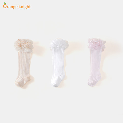 婴儿可爱超萌中筒袜不勒腿袜子薄