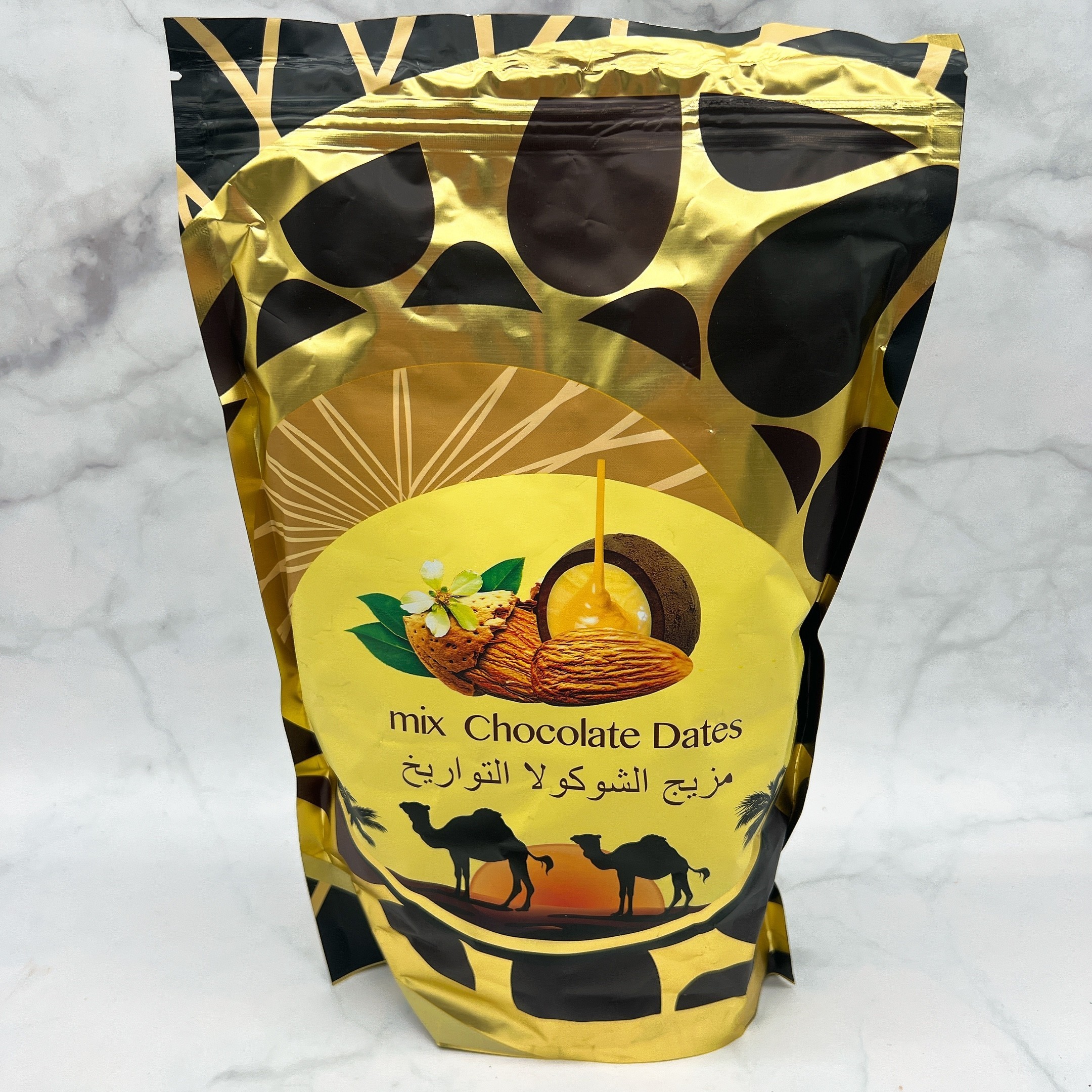 迪拜混合口味巧克力椰枣夹杏仁