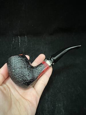 意大利Pascucci帕斯库奇 手工石楠木烟斗 黑色橡果斗