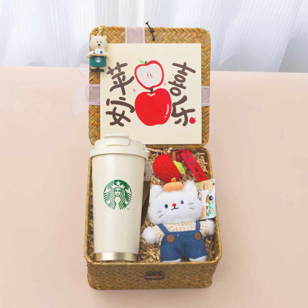 星巴克杯子高档礼盒不锈钢高颜值生日礼物经典logo保温杯伴手礼