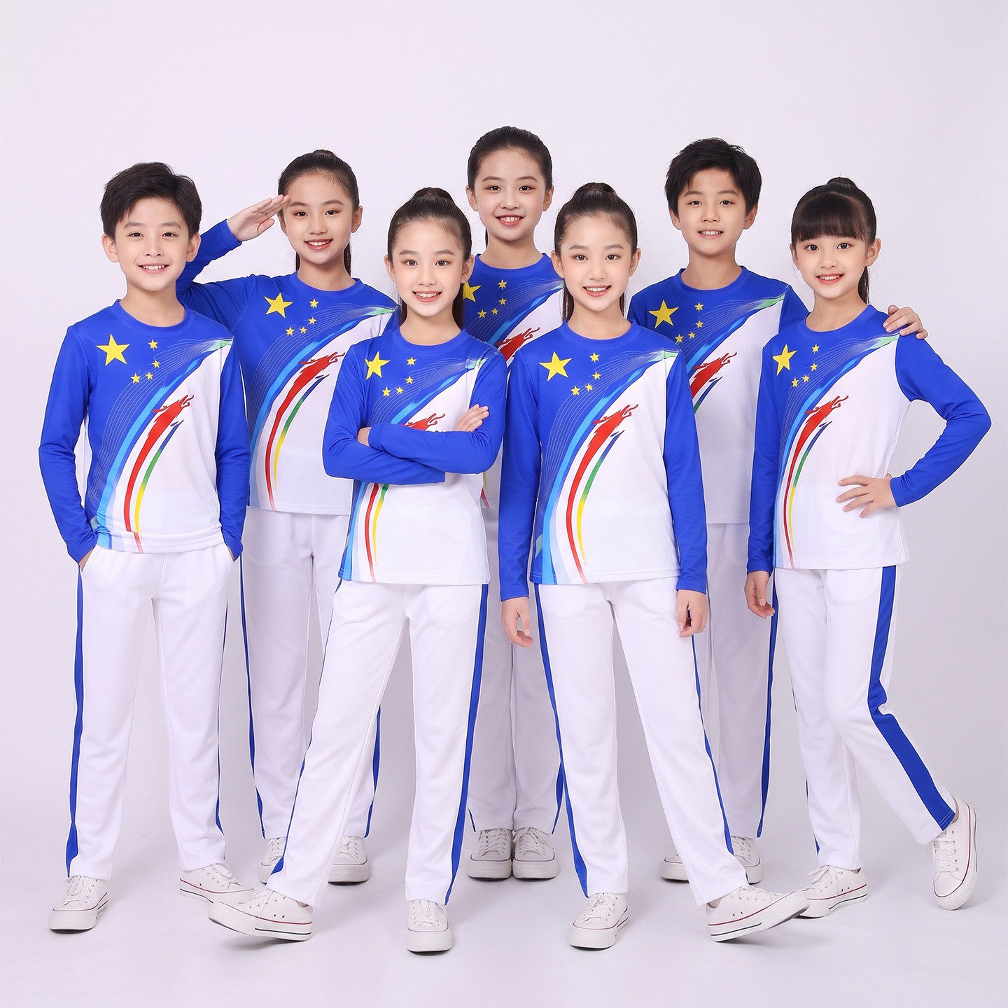 新品广播体操服装小学中学运动会