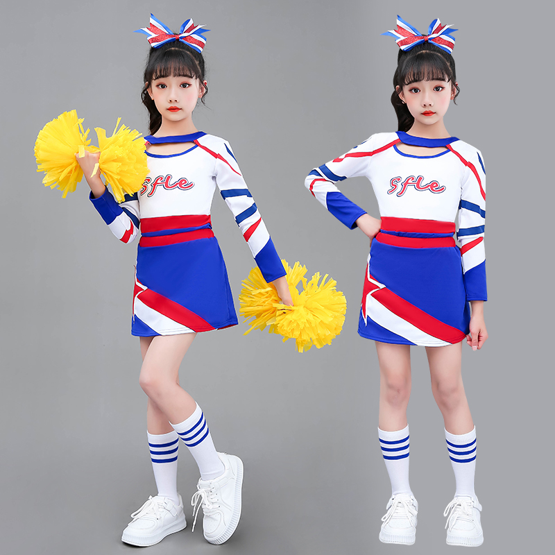 童儿啦啦操服装拉拉队服男女团体健美操比赛演出服成人学生运动会