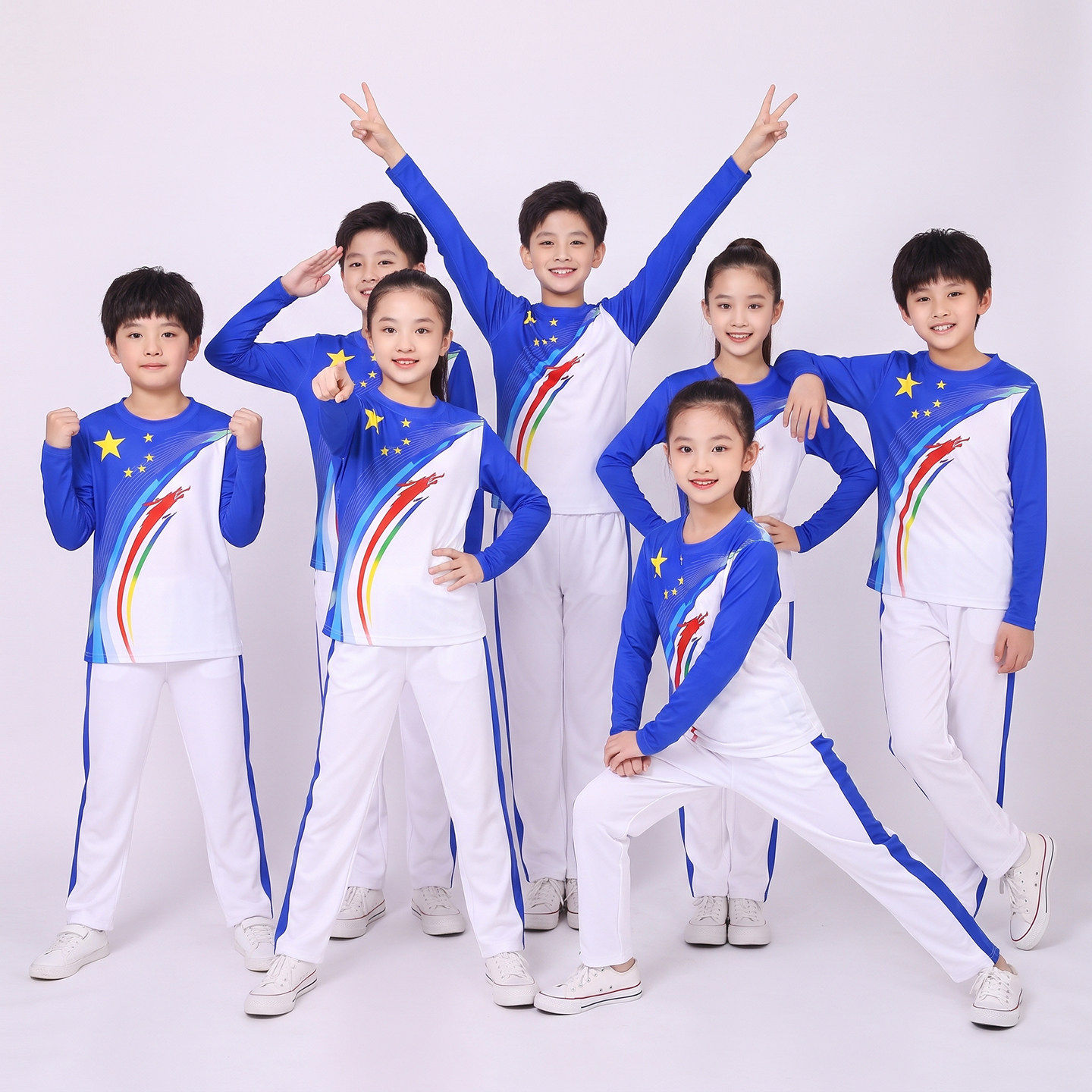 新品广播体操服装小学中学运动会