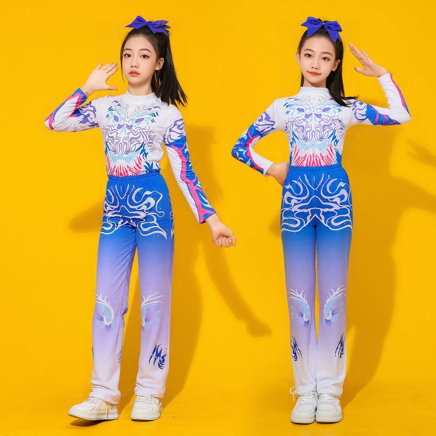 儿童啦啦操服装专业啦啦队比赛服
