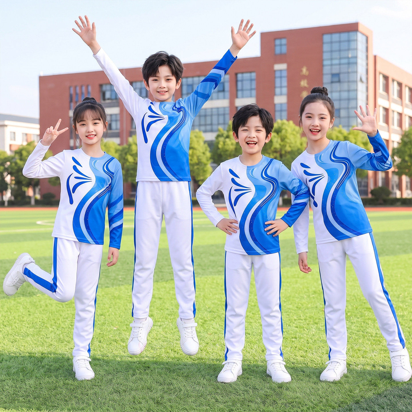 中小学生广播体操比赛服健美操
