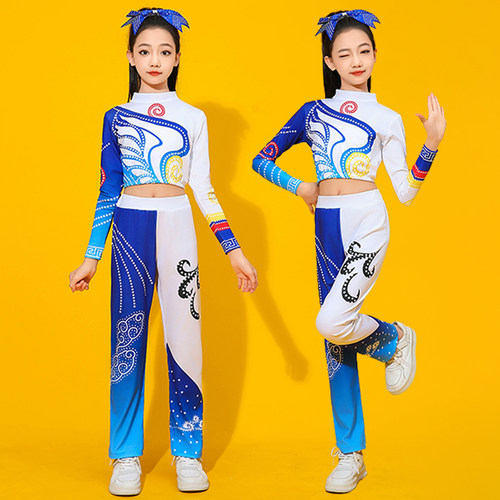 竞技健美操拉拉队比赛表演服