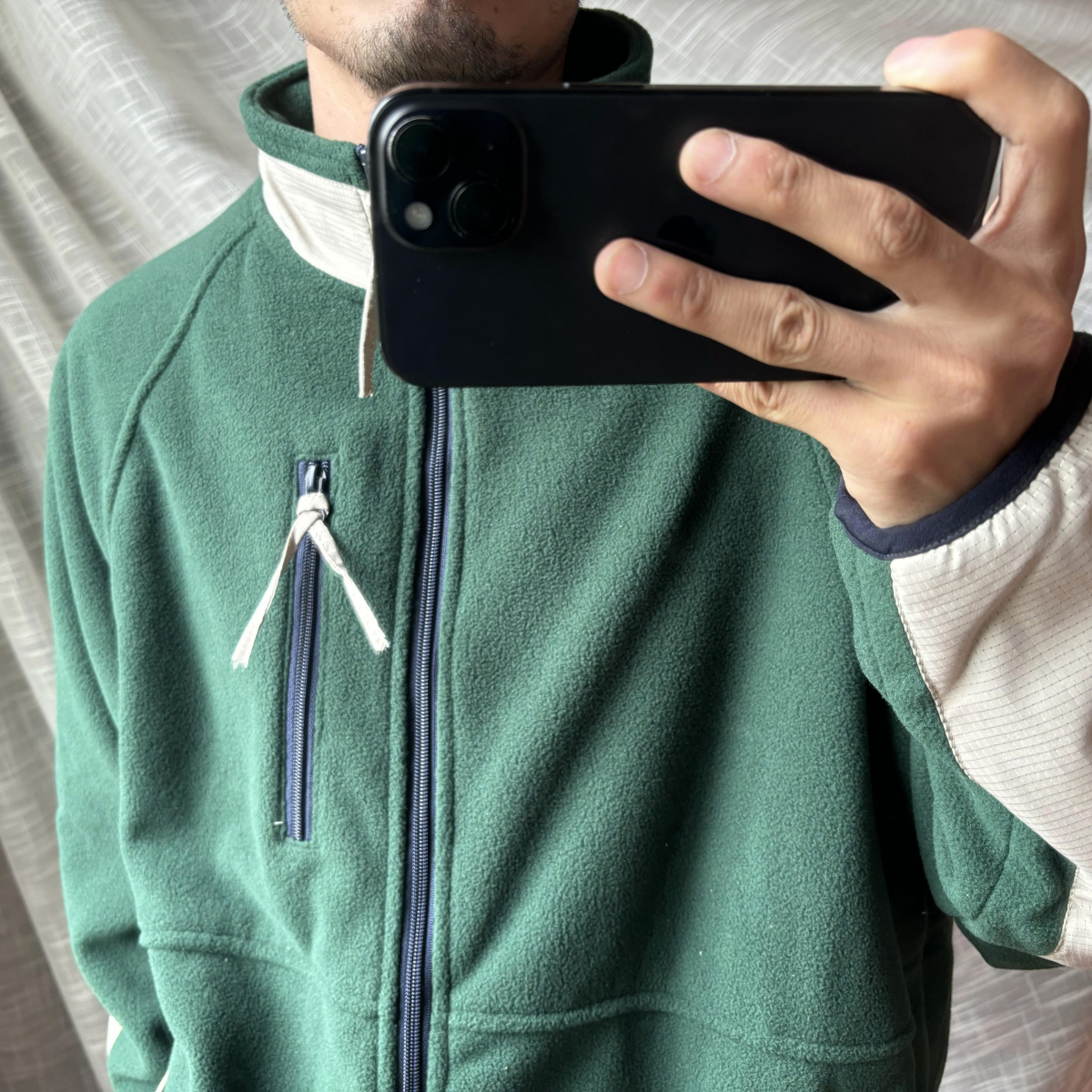 版型针针好！2色 男女同款阔版 时尚休闲摇粒绒拉链秋冬夹克外套