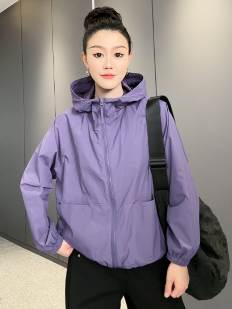 欧货时尚连帽休闲长袖上衣潮