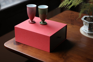 青塘山房 威士忌酒杯 单只价 买两只有礼盒 豇豆红 紫金色 千峰翠